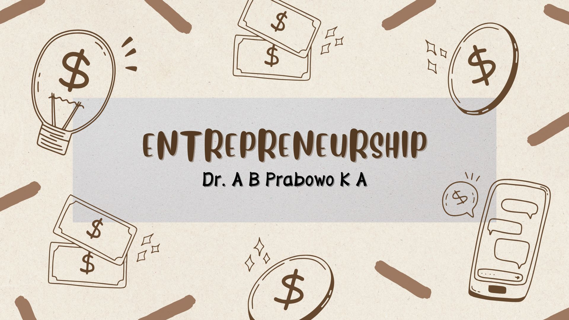 Entrepreneurship
